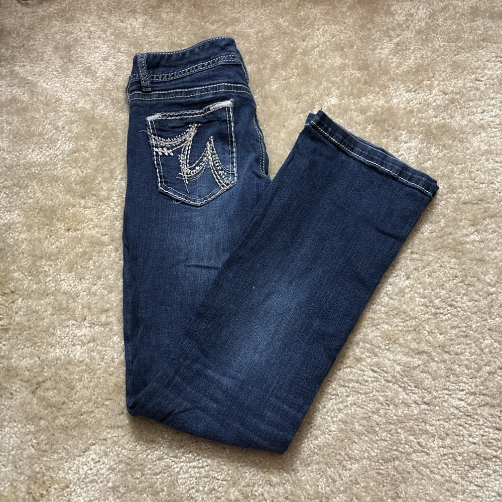 Maurices Dark Blue Boot Cut Jeans